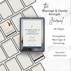 Marriage & Family Strength Journal